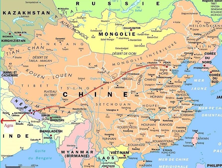 Preparing for China: The Route
